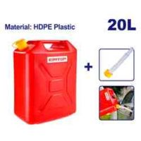 Plastic Jerry Can 20L Capacity, HDPE Plastic 3mm Thickness, 33x20x44cm Size, With Gas Can Spout Replacement